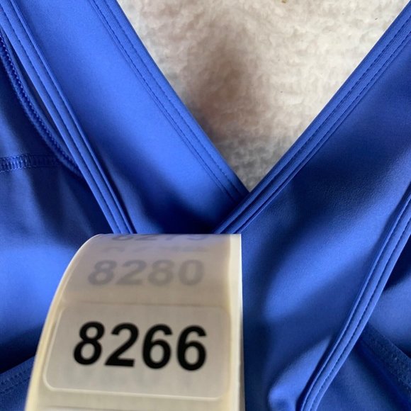 ID Ideology Women's Performance Medium Impact Blue Sports Bra Size 1X NWT 8266 - Picture 7 of 7